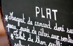 La carte du restaurant à Quinéville - Normandie - Hôtel de la Plage