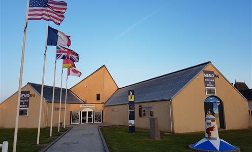 Mémorial de Quinéville près de notre hôtel à Quineville en Normandie
